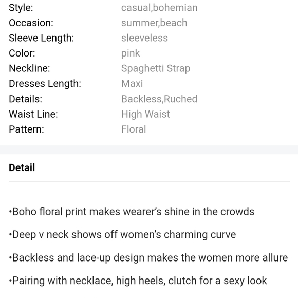 🎉HP🎉New boutique backless maxi - Picture 4 of 16